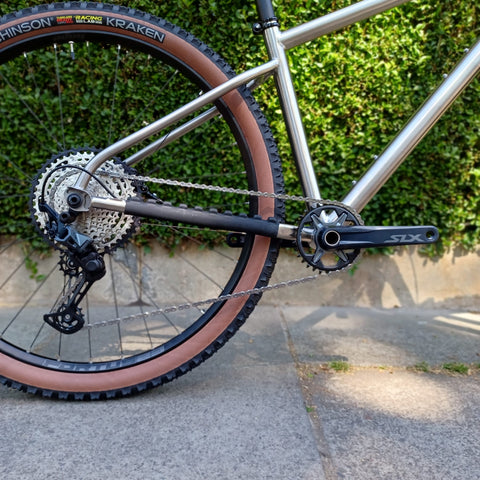 pedale hardtail Pedals Downshift Titanium Downcountry Hardtail