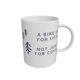 Pedals NOT JUST FOR COVID Ceramic Mug
